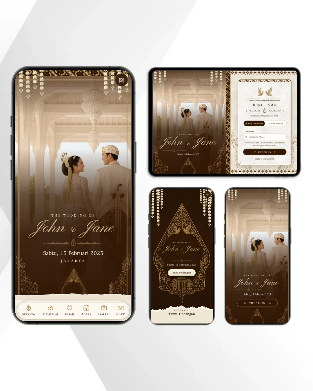 Pratinjau template Gunungan Grace