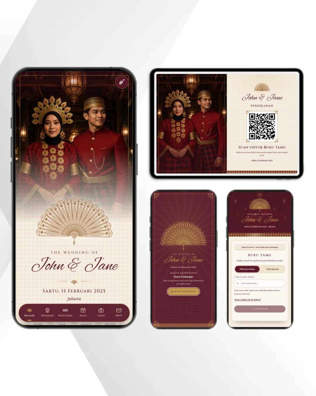 Pratinjau template Royal Lontara